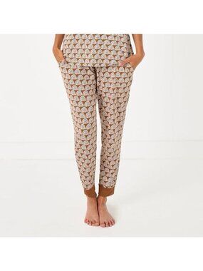 NWT Little Sleepies Rust Rainbows pajama pants